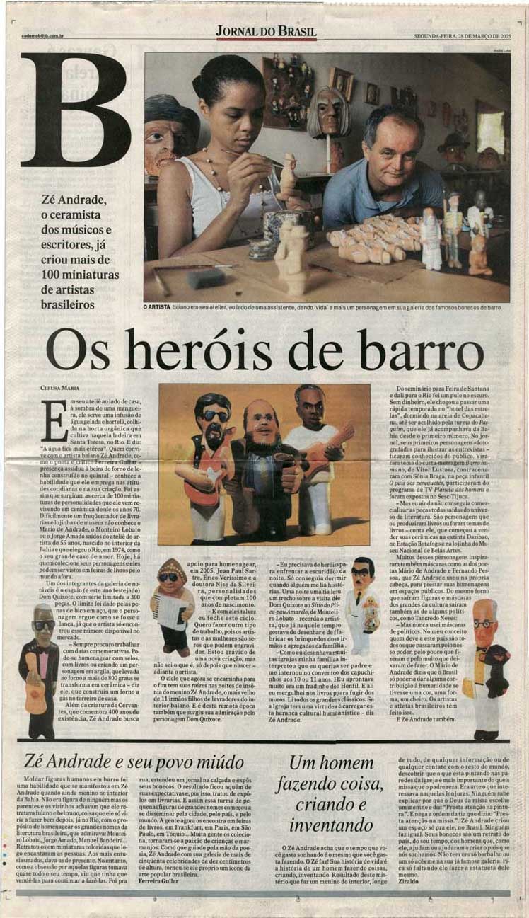 Matéria Publicada no Caderno B - Jornal do Brasil (2005)