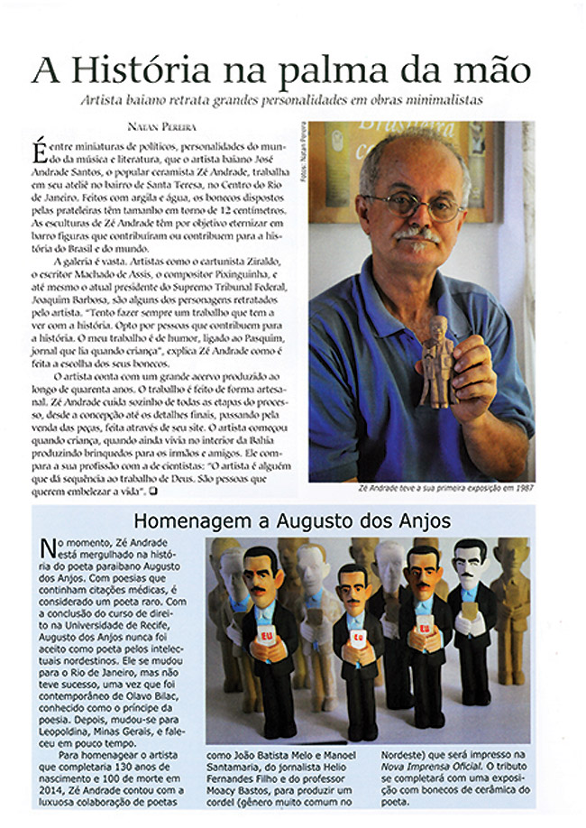 Matéria na Revista Prelo (2013)